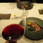 Le FAVORI - マグレ鴨のロースト 葡萄のソースとドメーヌ・フェヴレ メルキュレのマリアージュ