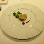 Le FAVORI - 鶏ワサと焼きナスのテリーヌ　無花果のヴィネグレット