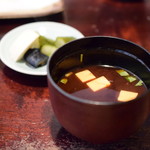 はん亭 - 【はん亭のひる膳@3,200円】赤出汁