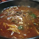 天柳 - ユッケジャンスープ（850円）