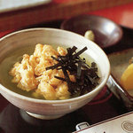 天一 - 「天茶」。お食事の最後にサッパリと。