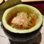 銀座 しのはら - 賀茂茄子　麺仕立て