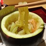 銀座 しのはら - 賀茂茄子　麺仕立て