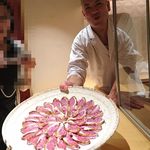 銀座 しのはら - 合鴨とキノコの鍋