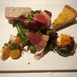 前菜４種盛り合わせ。