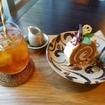 カフェ 七色の風 - ケーキセット  950円