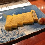 季彩や　ひで - だし巻き玉子 宇和海しらすと三ツ葉入り