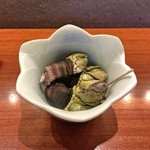 季彩や　ひで - お通し（亀の手）