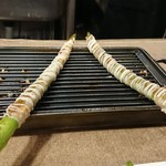 串イッカ - アスパラ豚肉巻き