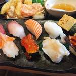 海鮮れすとらん 魚輝水産 JR平野駅前店 - お寿司１０貫♡