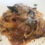 DRAWING HOUSE OF HIBIYA - 士幌黒牛の赤ワイン煮とナスのタリアテッレ