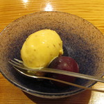 玄斎 - 七味のアイスクリームと揚げ泡麩
