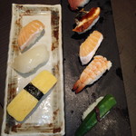 ゆず庵 - 今日の寿司握り盛り＆お昼の握り
