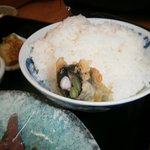 寿司割烹 魚紋 - 丁寧な仕上がりの磯辺巻き天ぷら