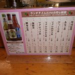 寿司割烹 魚紋 - メニュー①