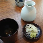 蕎麦切り あなざわ - つゆ。