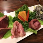 炭火焼肉大阪あじまん - 刺し盛り