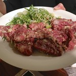 炭火焼肉大阪あじまん - ネギ塩ハラミ