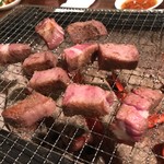 炭火焼肉大阪あじまん - タンステーキ2018 食べ頃