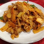 台湾料理 百鮮味 - 2018.9.12  豚肉とキムチの炒め☆