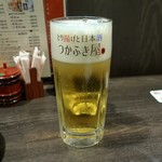 つかふき屋 - 生ビールすだち生ビール