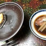 游心楼 山へい - 料理写真:鮑/金目鯛