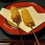 豚ヘレからコースが始まった