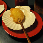 貝柱は貝殻をお皿がわりにしているのがお洒落