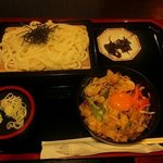 黒豚庵 - ミニ豚丼とうどんせいろ