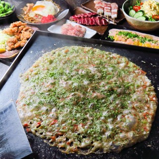 ２時間飲み放題付き さいたにや名物もんじゃ焼きorお好み焼きの選べるお得なコース Saitaniya 錦店 サイタニヤ 栄 名古屋 居酒屋 食べログ