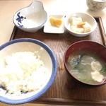 弁天の里 - 一杯目はご飯少ないんですよね(´･ω･`)