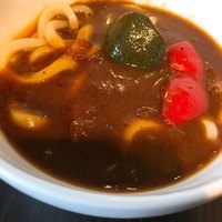 北海道スカイテラス MINORI - カレーうどん♡カスタマイズしました♬︎ラーメンコーナーで『うどん』温めてくれますよ(^-^)v