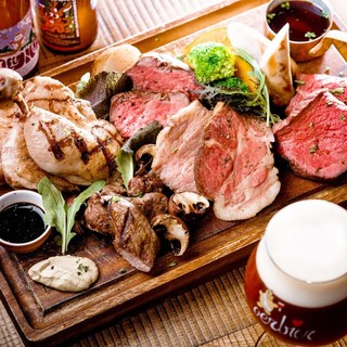 黒毛和牛などの肉料理をご用意