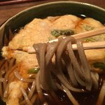 そば処ほん多屋 - 太いから温かいお蕎麦にして良かった…