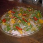 ア ミオ アージョ - 柑橘とディル香る金目鯛のカルパッチョ