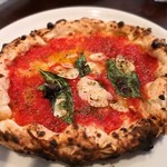 ピッツェリア ファッブリカ 1090 - マリナーラ(ニンニク・バジル・オレガノ・トマトソース)