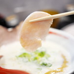 おれ流ラーメン鶏さき麺いち - クリーミー鶏白湯 塩