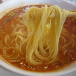 中華料理　錦楽 - 中細ストレート麺