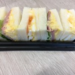 セブンイレブン - (料理)ひとくちサンド(ハム＆たまご)②