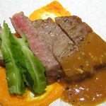 レストラン メルキュール - 伊予牛サーロインステーキ　山わさびソース