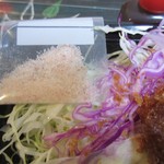 とんかつ檍 - 塩も付いています