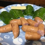 お好み焼き 福竹 - ウインナー＆ピーマン