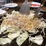 お好み焼き 福竹 - ぶたそば