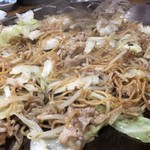 お好み焼き 福竹 - ぶたそば