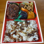 まつおか - 生姜昆布ご飯弁当（A）味噌ヒレカツ