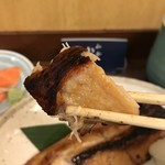 和食 かとう - 金目鯛西京焼アップ。肉厚な身はジューシーで、濃すぎない味噌味が満遍なく浸透していて、とても美味しくいただきました（╹◡╹）