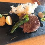 산가오노 잇슈우안 - 糸島牛のステーキ♪