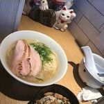 麺屋一燈 - 2018.9 月曜日限定「冷やしそば 塩ver.」