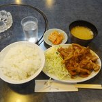 焼肉大昌苑 - 豚生姜焼き定食750円