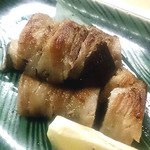 和旬菜と地酒　よし都みやこの　離れ - 秋茄子の肉巻き